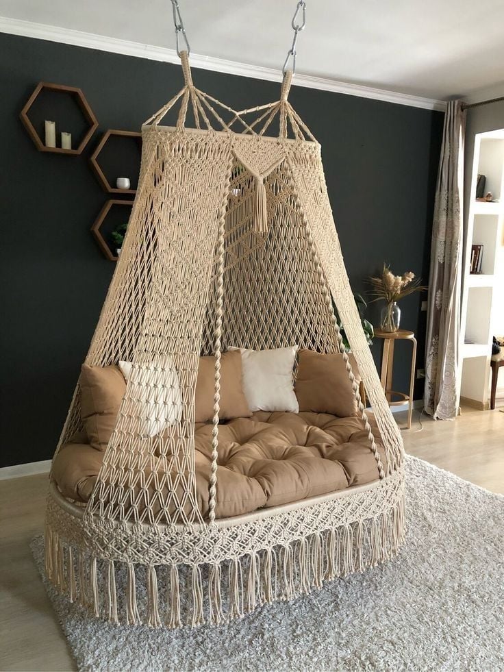 Macrame bed COD Booking Macrame bed COD Booking