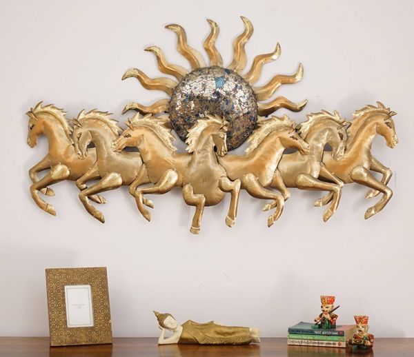 7 Running Horse Wall Art With LE