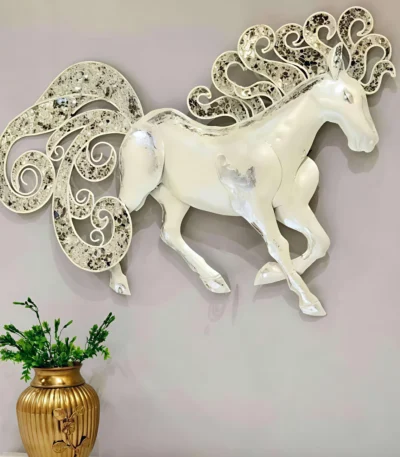 white metal Unicorn