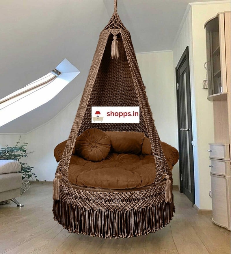 cdrr brown macrame swing cod cash on delivery